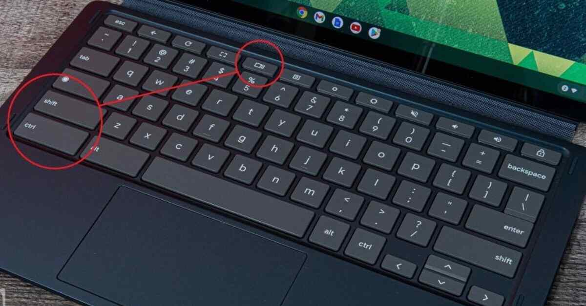 Using the Keyboard Shortcut Take A Screenshot on Chromebook